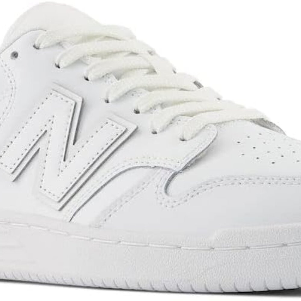 NWT New Balance BB480 V1 Court Sneaker White Unisex 9 Men / 10.5 Women